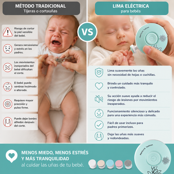 Lima de Uñas Suave para Bebés
